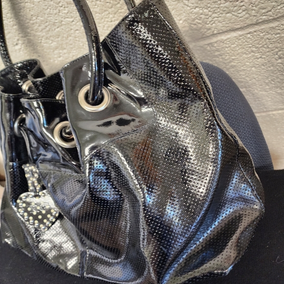 Roberta Gandolfi patent black bag - Picture 11 of 16